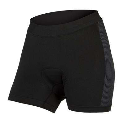 WOMEN'S ENGINEERED PADDED BOXER II - BLACK RE3169BK ENDURA
