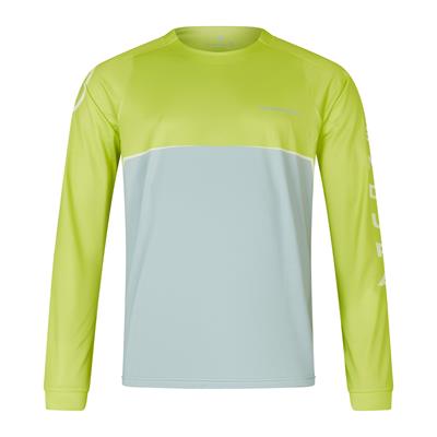 CORE PRINTED LONG/SLEEVE TEE LG - LIME GREEN RE5107LG ENDURA