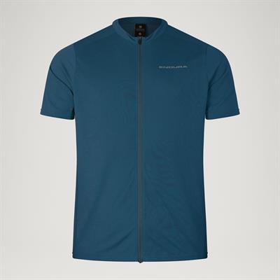 LOOP S/S ZIPPED JERSEY BAB - BARRA BLU RE5202BAB ENDURA