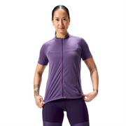 WOMEN'S LOOP S/S ZIPPED JERSEY HTR - HEATHER RE9105HTR ENDURA