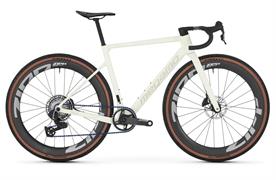 BICI GRAVEL MEGAMO SILK 01 CARBONIO SLR TG.M JADE BEIGE 2026
